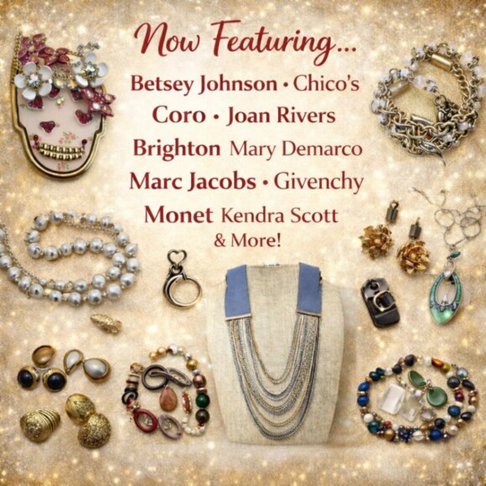 ✨ New Jewelry Drops! ✨ Featuring brands like Monet, Chico’s, J. Crew, WHBM, Bets